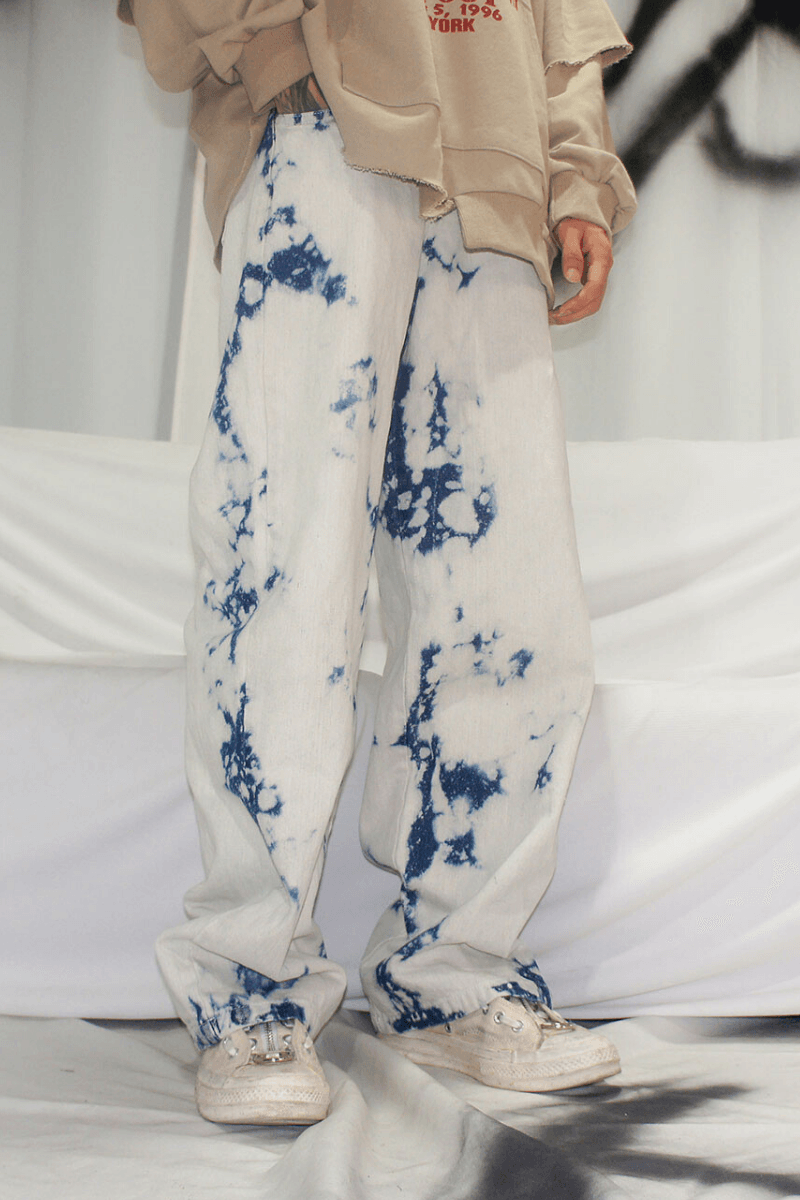 CZ Retro Tie Dyed Jeans - UK Only