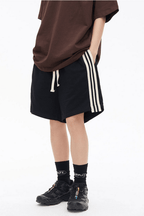 Stitching Track Loose Shorts