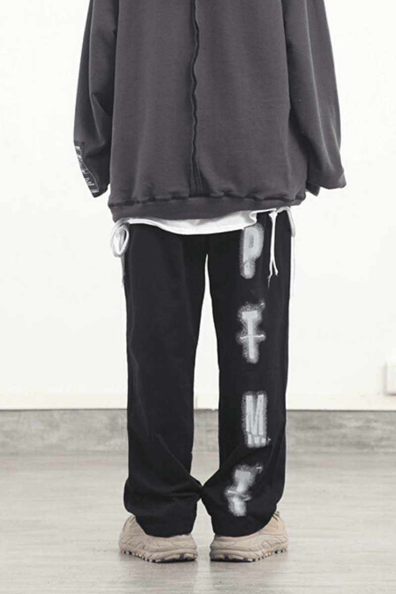 CZ ED Graffiti Straight Trousers