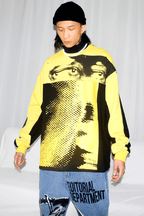 CZ Eyes Printed Sweater