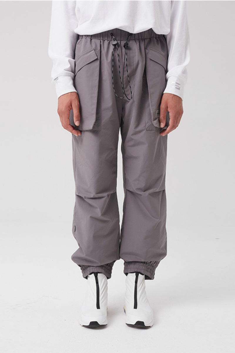 STEEPC Gray Drawstrings Pants
