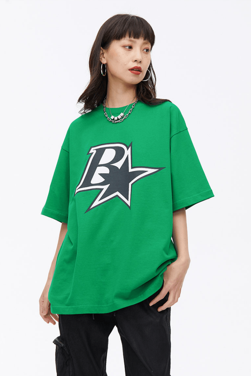 CZ B Printed Oversize Tee