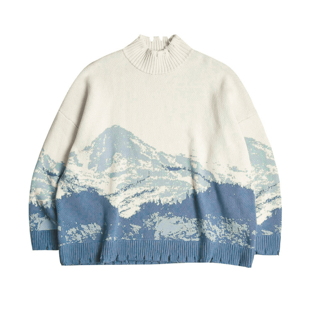 H/C Snow Mountain Ripped Turtleneck - UK Only
