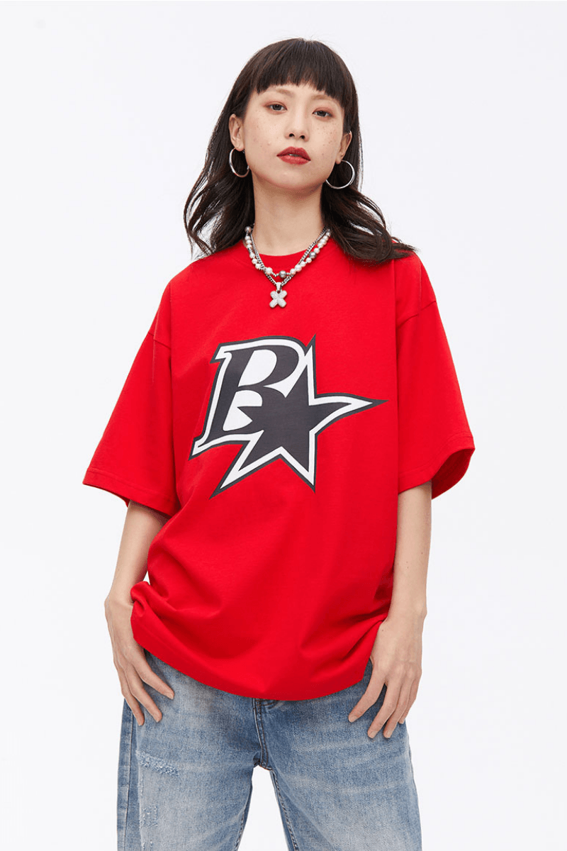 CZ B Printed Oversize Tee