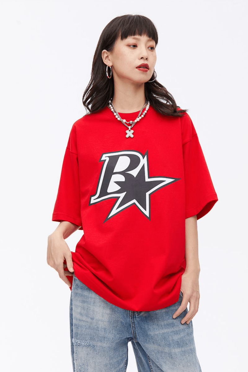CZ B Printed Oversize Tee