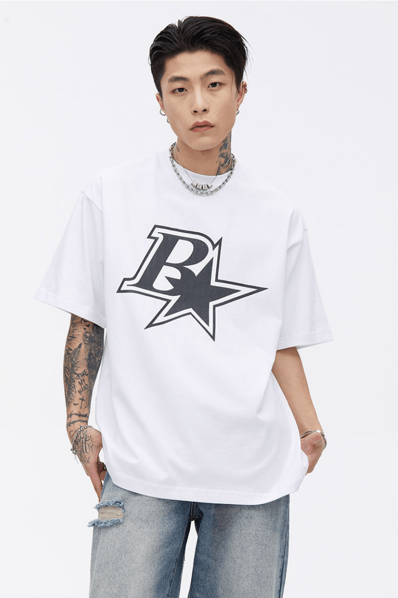 CZ B Printed Oversize Tee