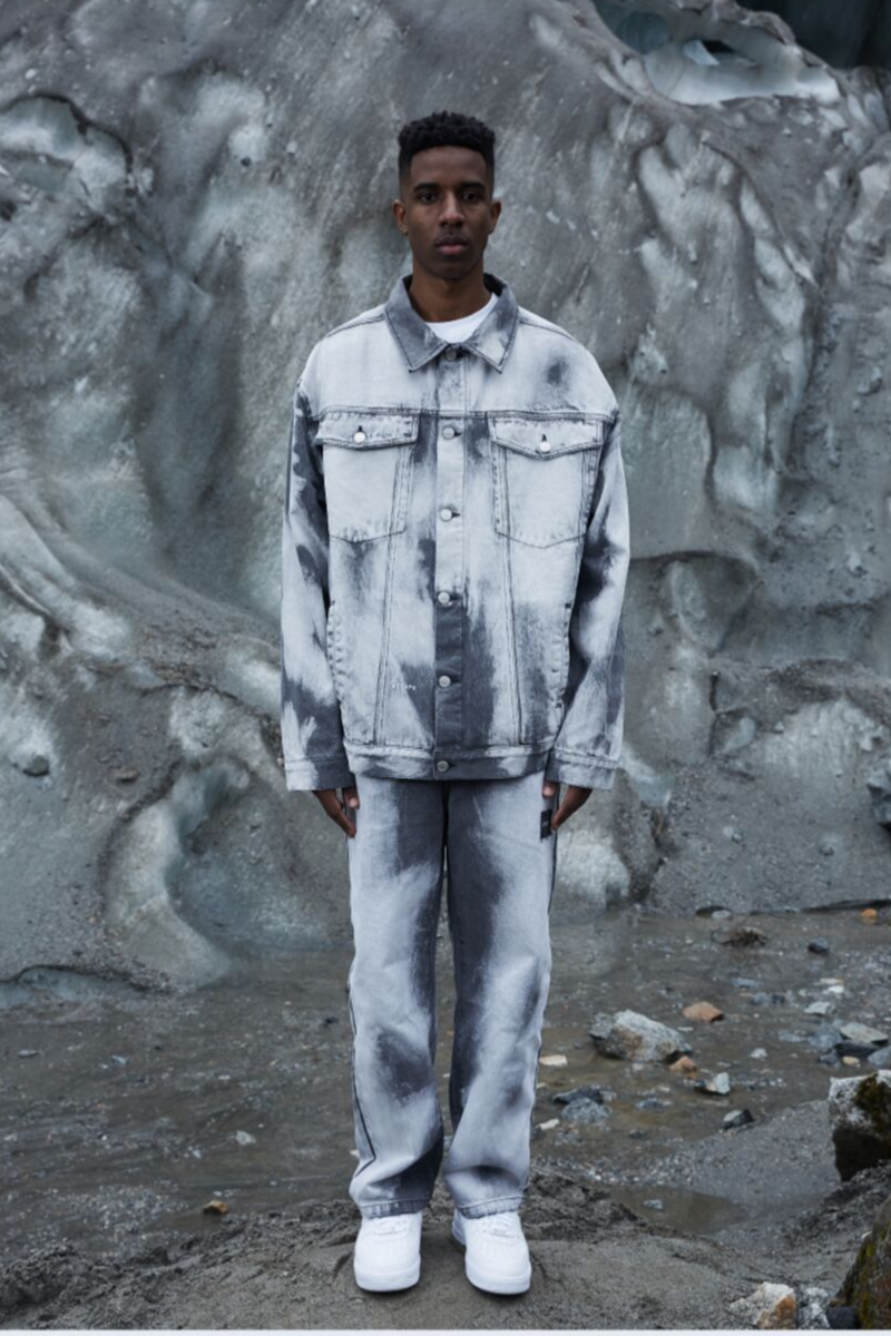 STEEPC Natural Washed Loose Jeans Jacket