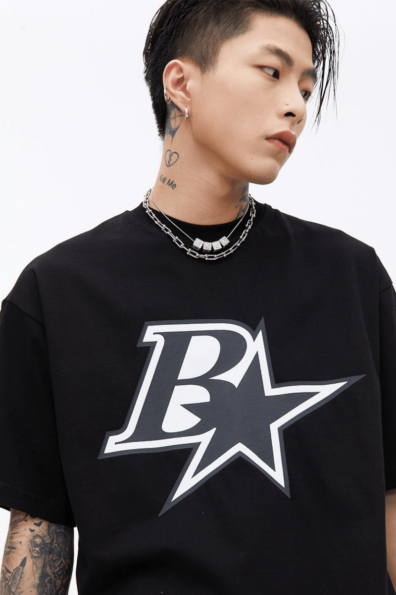 CZ B Printed Oversize Tee