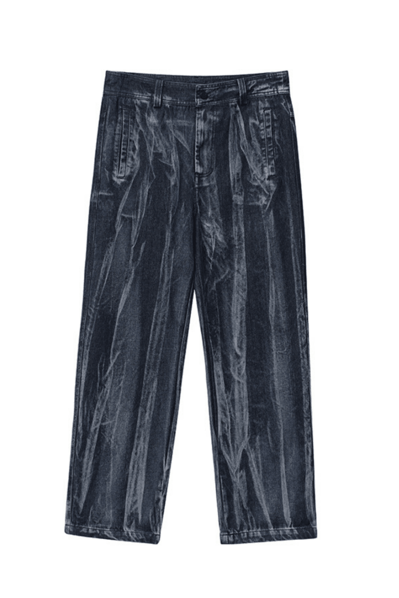 CZ Dark Dyed Loose Jeans