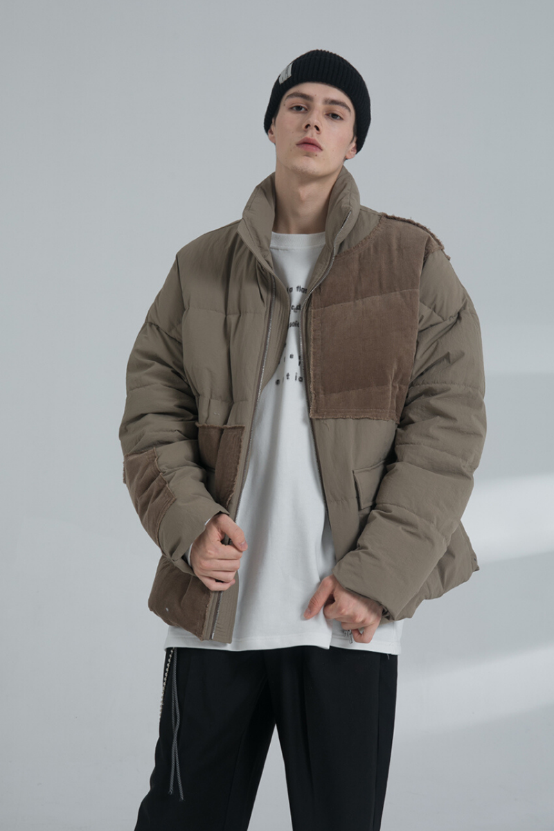 THINGY Corduroy Patch Down Jacket