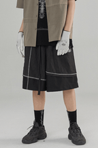 CHRROTA Belt Logo Shorts