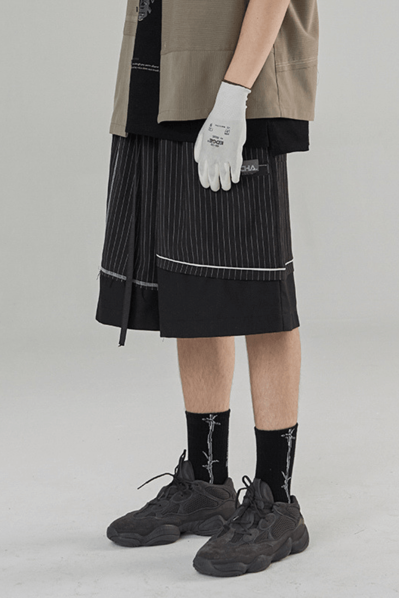 CHRROTA Belt Logo Shorts