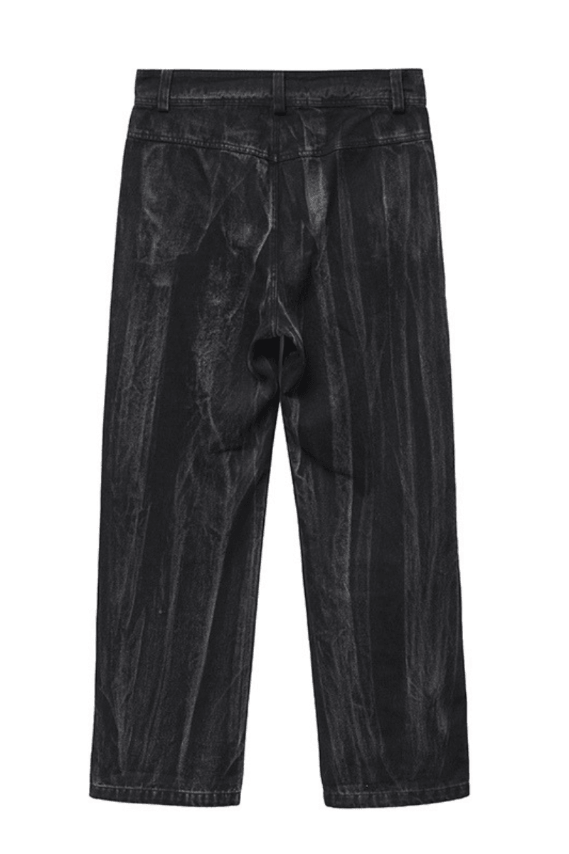CZ Dark Dyed Loose Jeans
