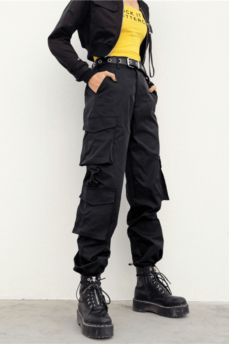 CZ High Waist Cargos