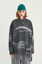 CZ Orbit Striped L/S Shirt
