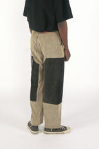 Empty Reference Corduroy Stitching Trousers