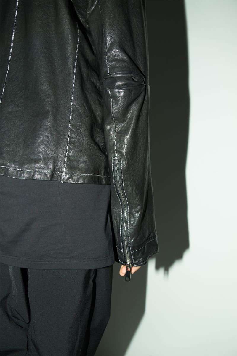 Unknown World FW17 Irregular Leather Coat