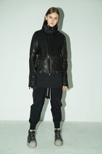 Unknown World FW17 Irregular Leather Coat