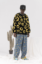 CZ Sunflower Printed Jeans - UK Only