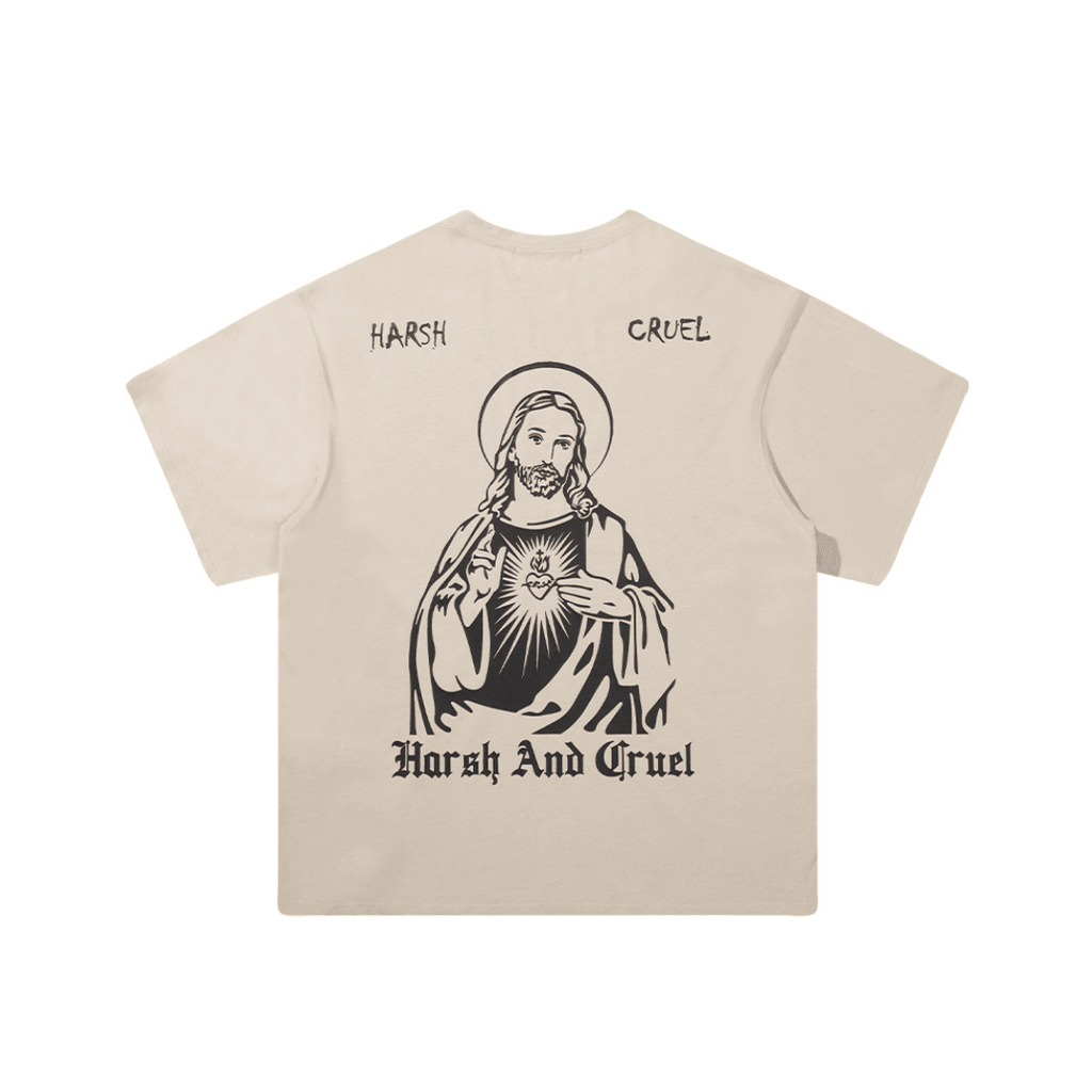 H/C Religious Gothic Printed Tee