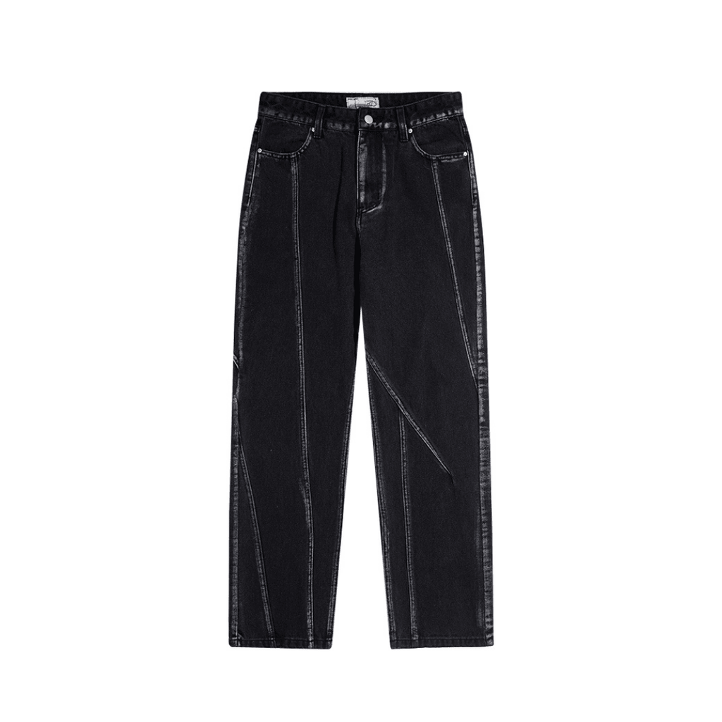 H/C Deconstructed Washed Jeans