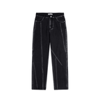 H/C Deconstructed Washed Jeans