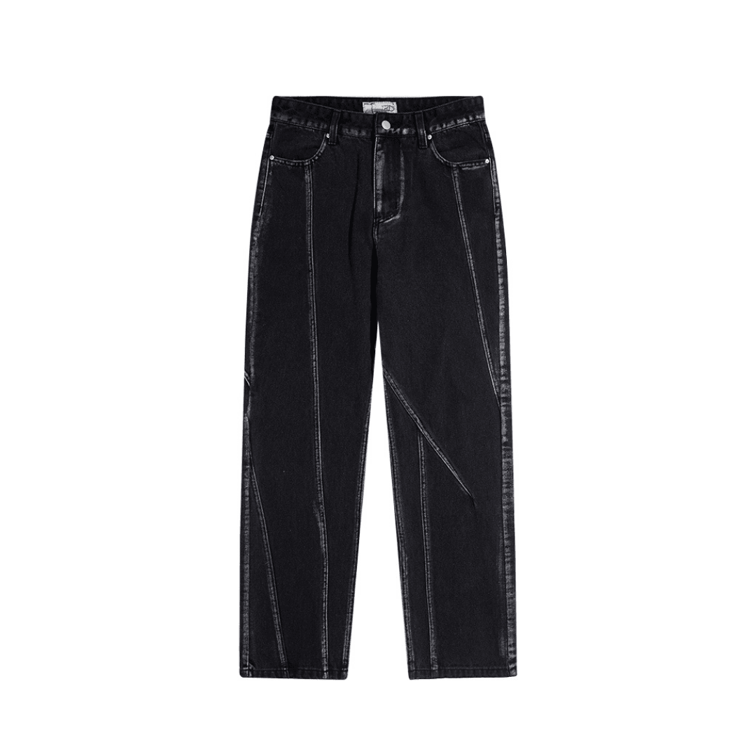 H/C Deconstructed Washed Jeans