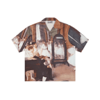 H/C Ballet Oil Painting Full Print Cuban Shirt