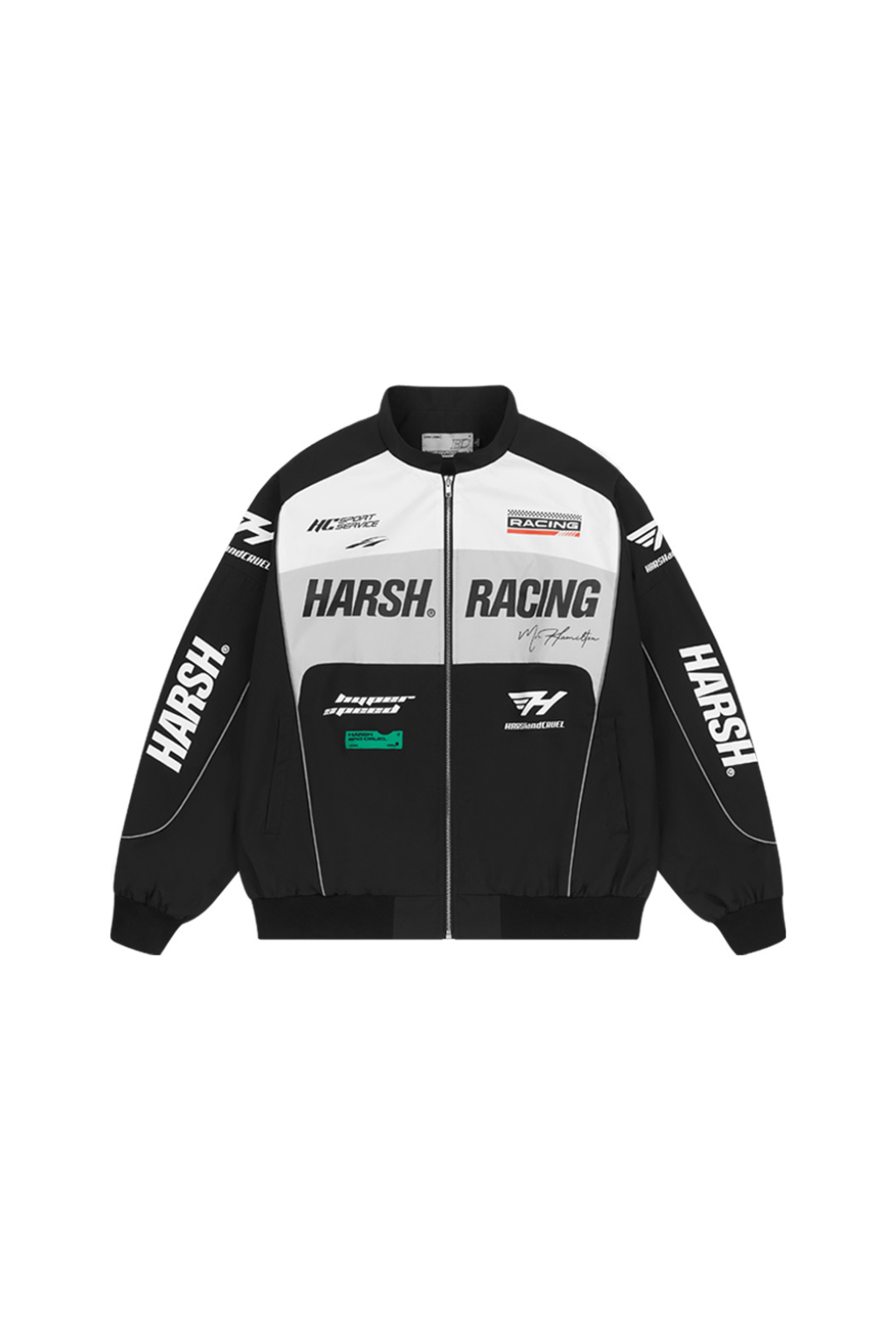 Retro Motorcycle Racing Logo Jacket