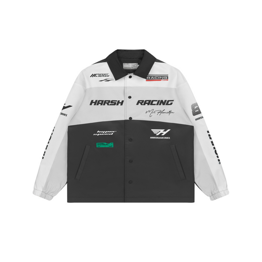 H/C Colorblock Logo Racing Coach Jacket
