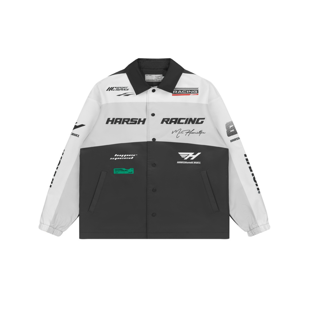 H/C Colorblock Logo Racing Coach Jacket