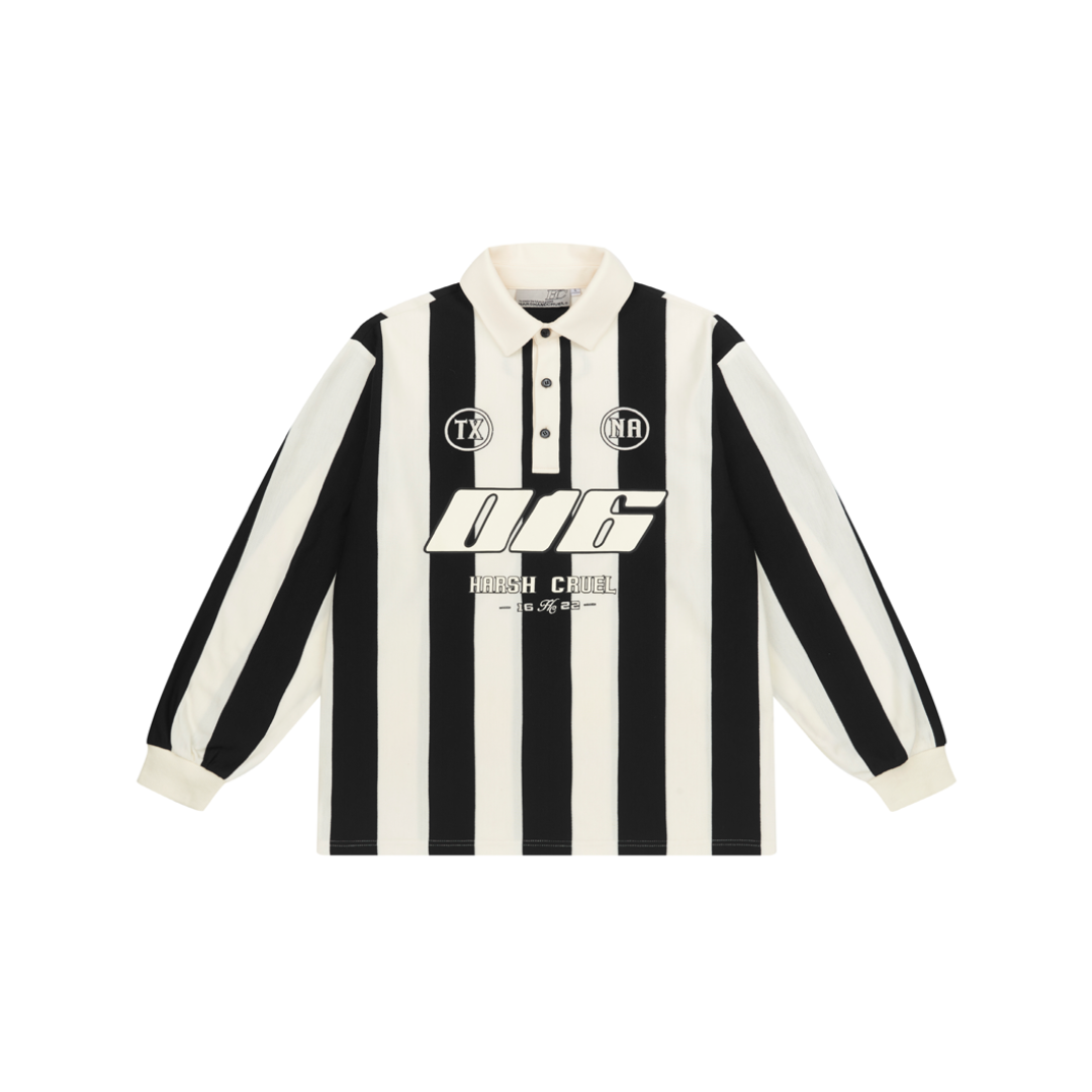 Striped Logo L/S Jersey Shirt