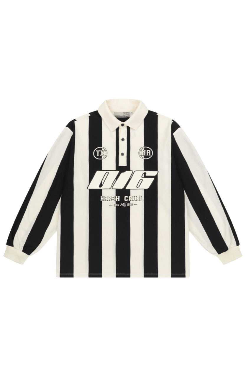 Striped Logo L/S Jersey Shirt