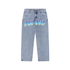 Gradient Logo Loose Jeans