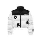 H/C Handpainted Flowers Crop Jacket