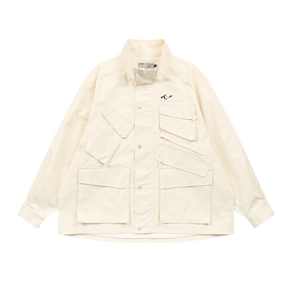 H/C Asymmetrical Multi-Pocket Functional Jacket