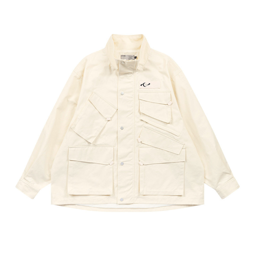 H/C Asymmetrical Multi-Pocket Functional Jacket