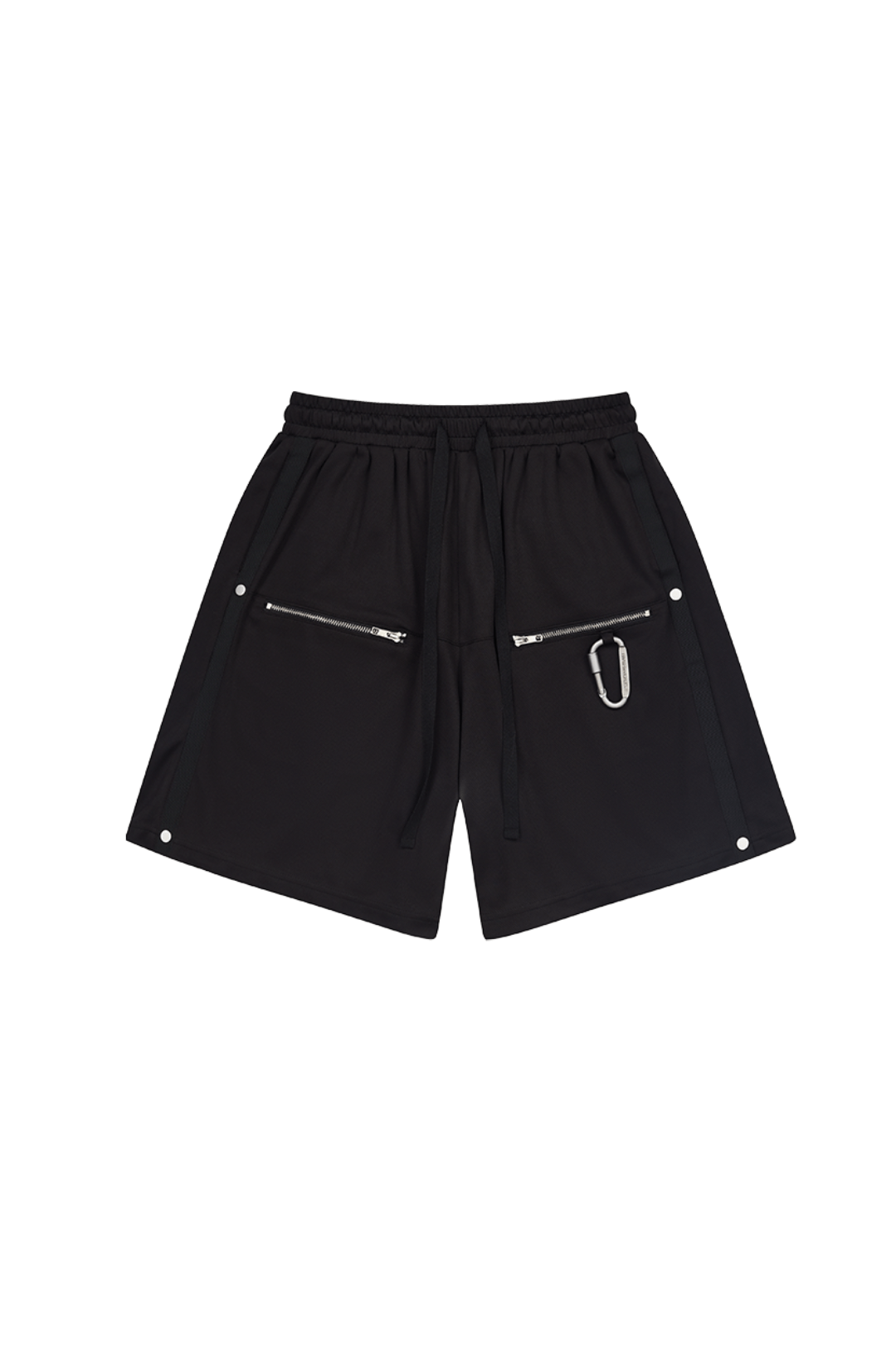 Metal Buckle Zipper Shorts