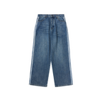 Washed Baggy Track Jeans