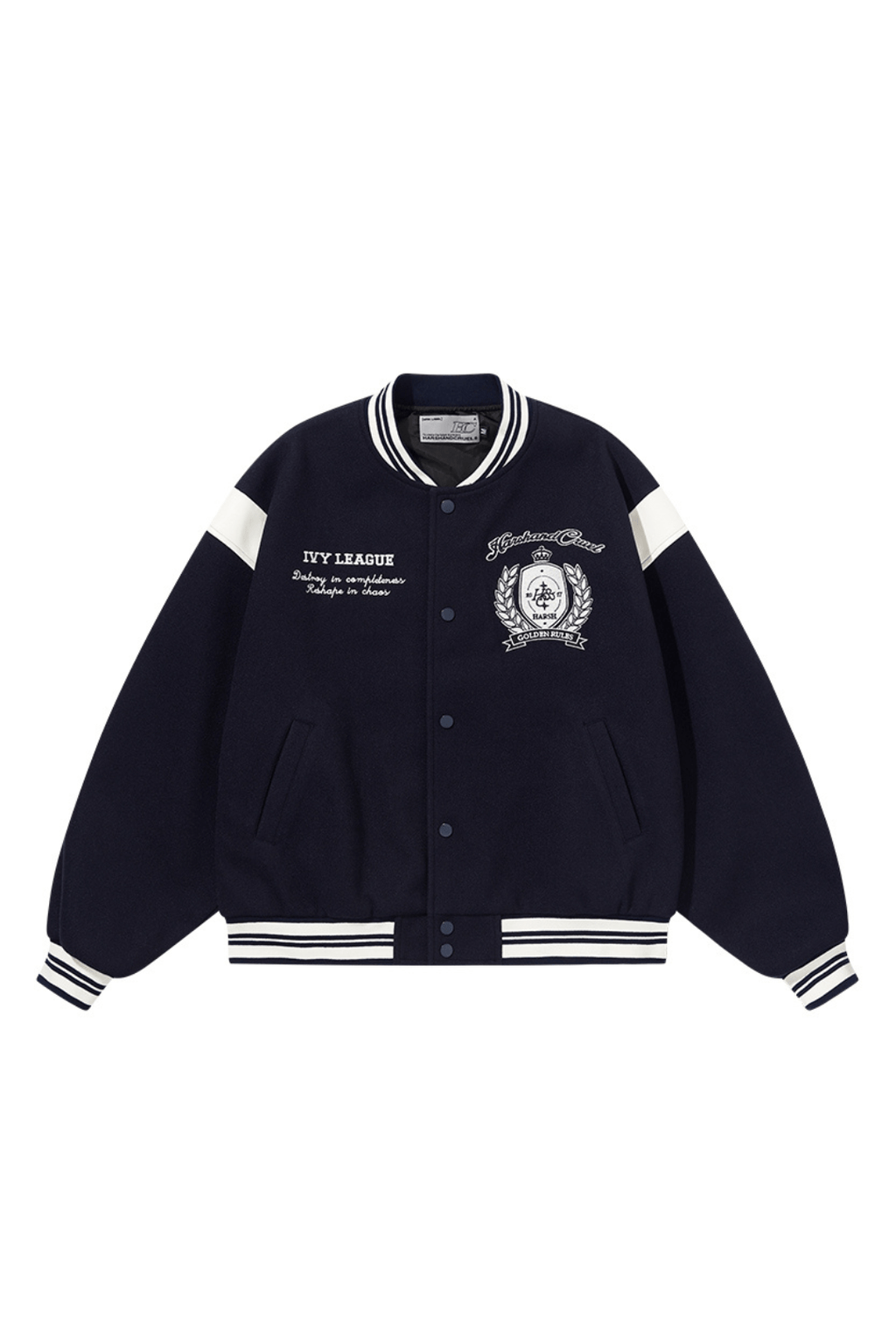 Woolen Embroidered College Logo Varsity Jacket