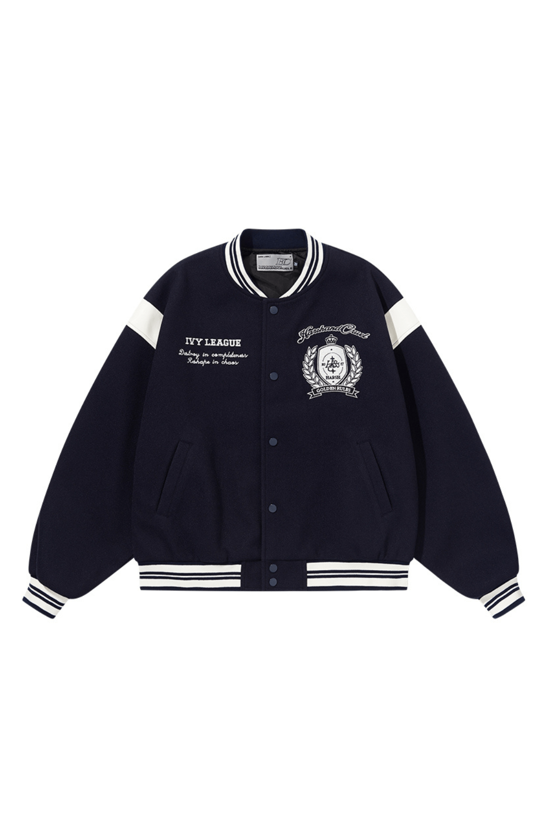 Woolen Embroidered College Logo Varsity Jacket