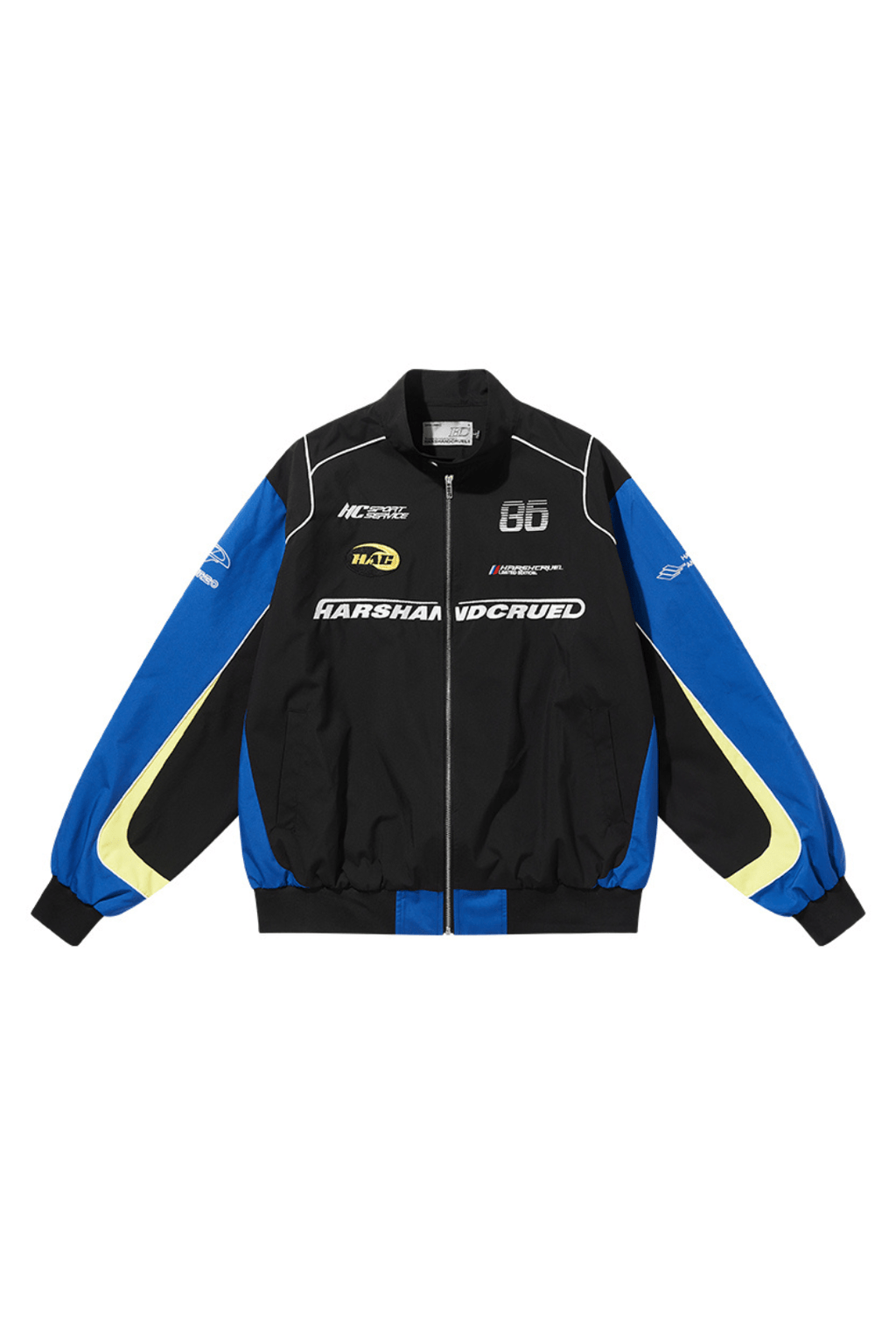 Splicing Contrast Racing Coach Jacket