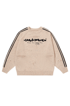 Embroidered Knit Logo Sweater