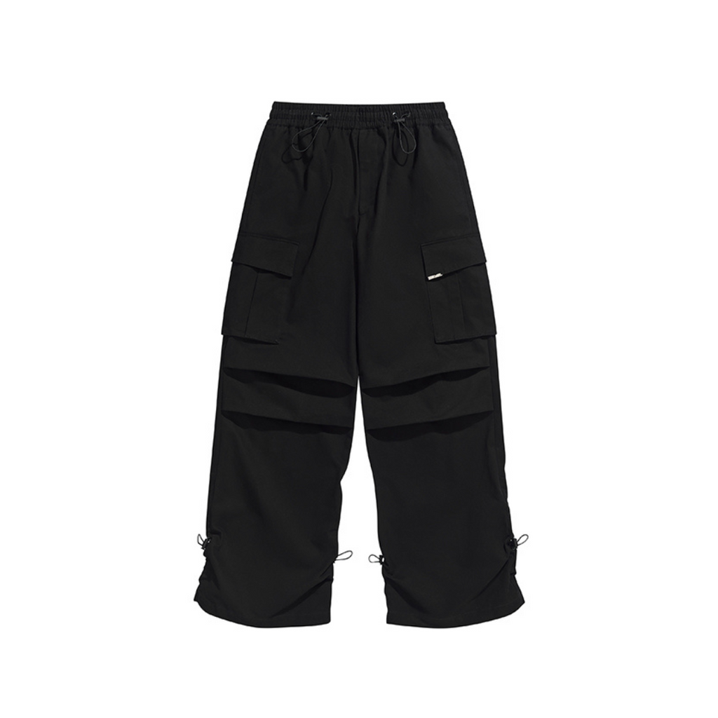 Drawstrings Adjustable Cargo Trousers