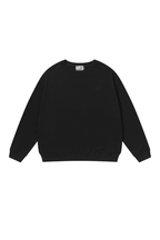 Basic Embroidered Round Neck Sweater