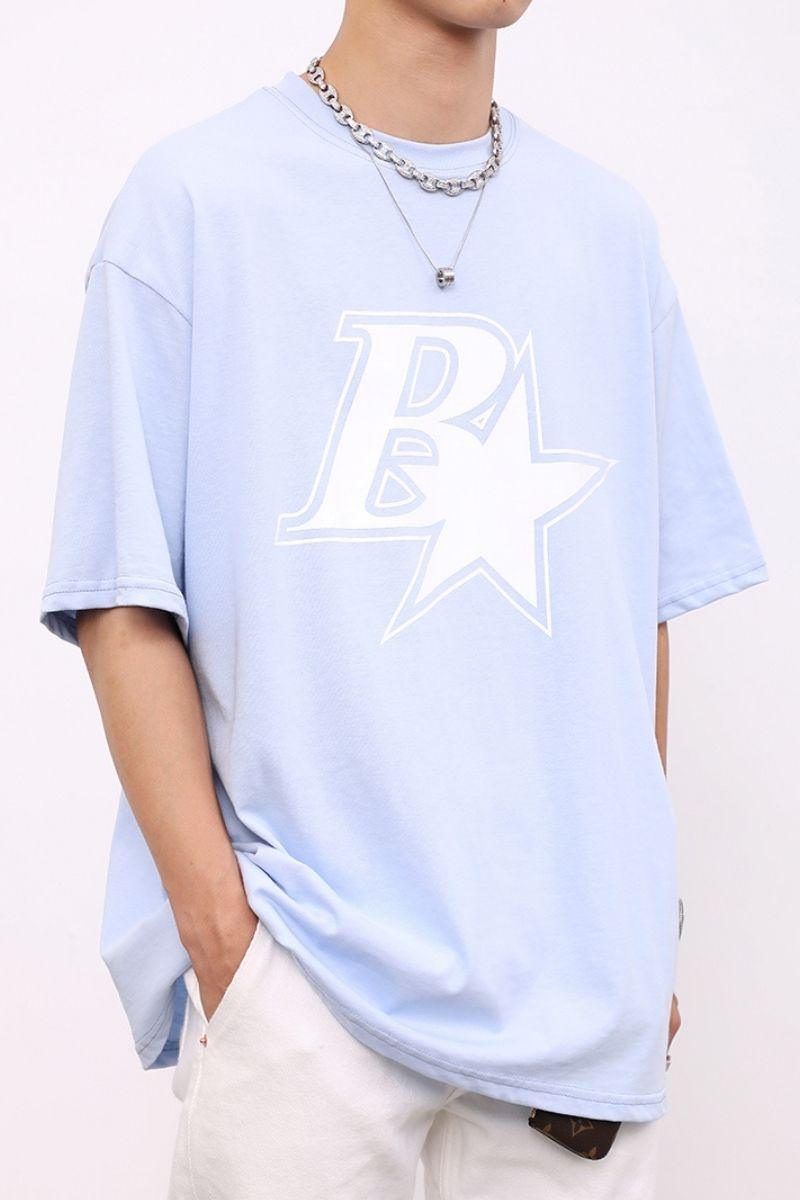 B Printed Loose Tee