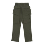 Functional Multi Pocket Straight Trousers