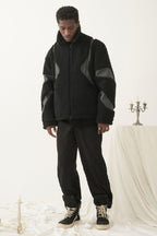 Empty Reference Stitched Sherpa Jacket