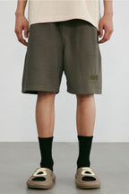 OO Waffle Loose Logo Shorts