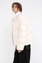 Unknown World White Down Jacket